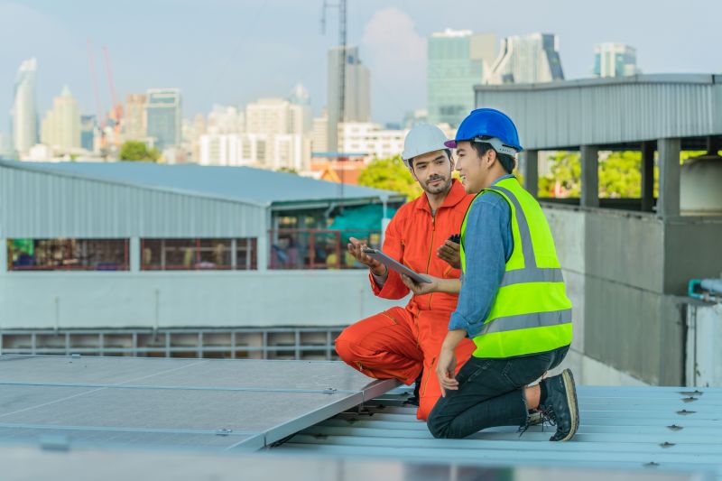 Consulting with Roofing Experts